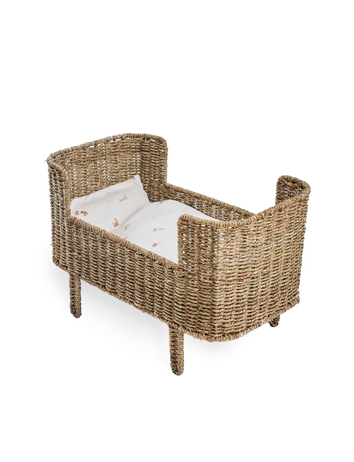 Smallstuff - Rosaline doll bed - natural seagrass (53000-03)