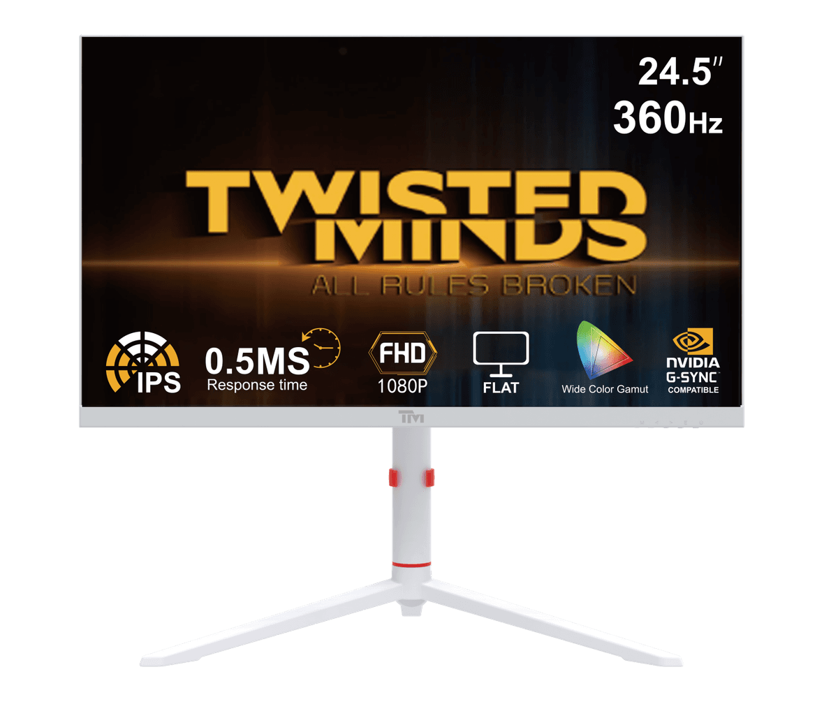 Twisted Minds - Artic Pro Series 24" FHD - 360H - White