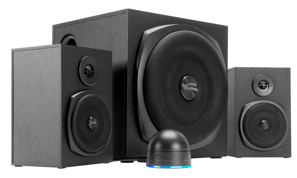 Speedlink - GRAVITY LT 2.1 Subwoofer System, black