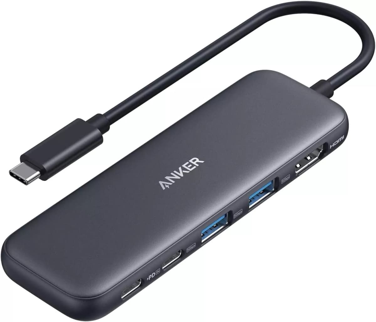 Anker - 332 USB-C Hub (5-in-1) - Veelzijdige Uitbreiding voor Jouw Apparaten