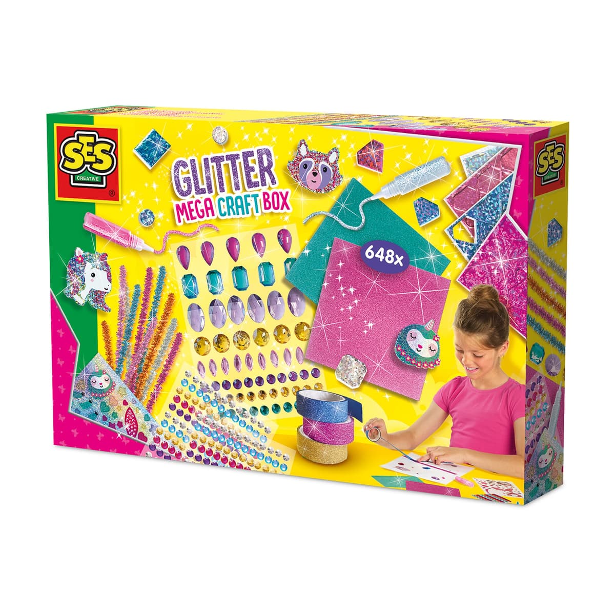 SES Creative - Glitter mega knutselbox - (S14139)