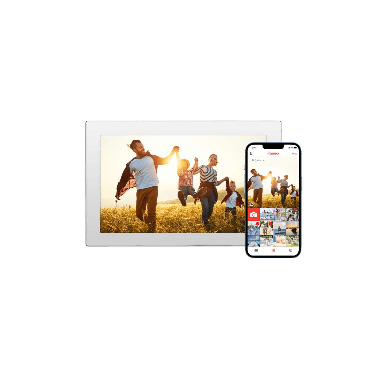 Rollei - Rollei Smart Frame WiFi 101 digitale fotolijst Zwart 25,6 cm (10.1") Touchscreen - 10.1-inch - afbeelding 1