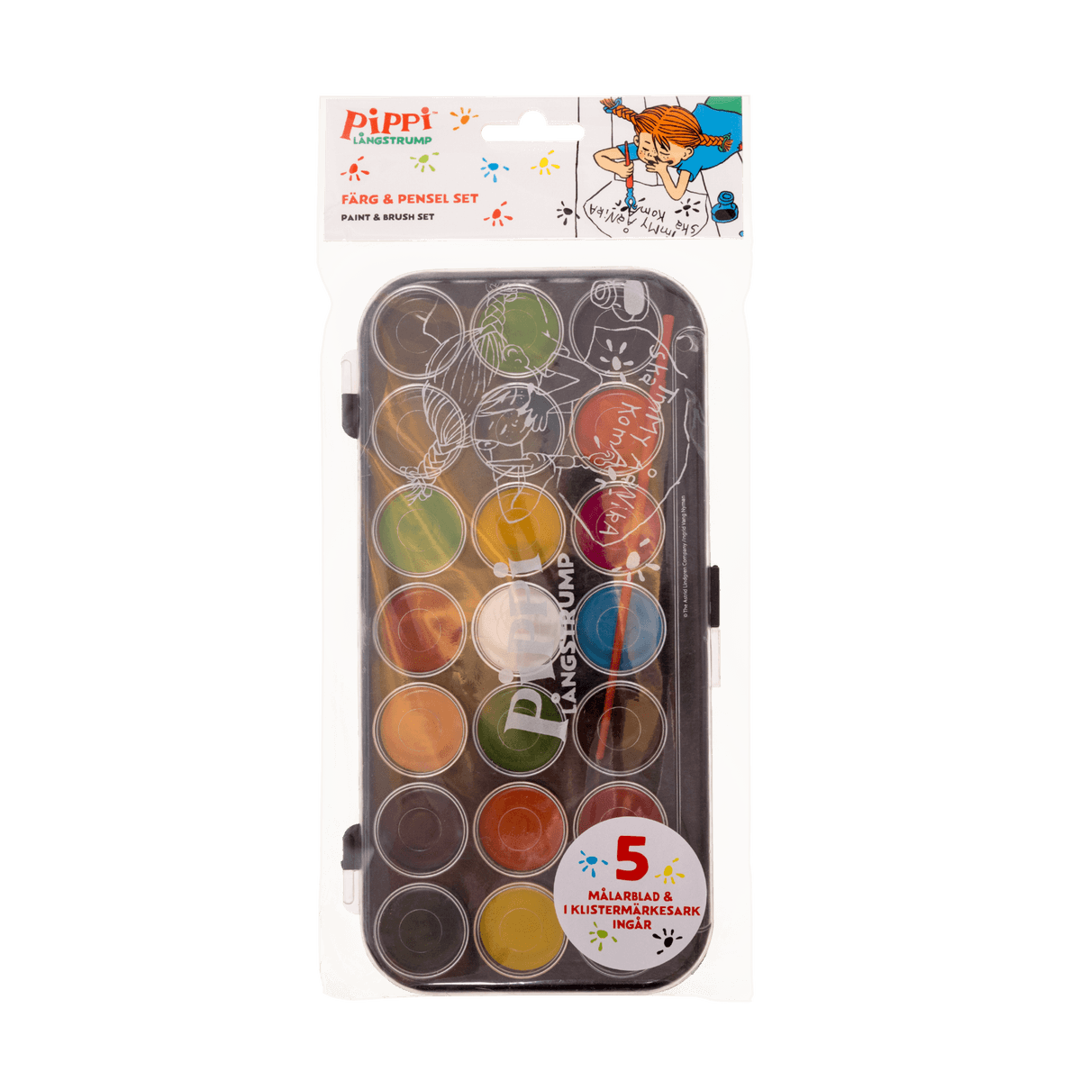 Pipi - Paint&Brush Set, Water Col. (063605221)