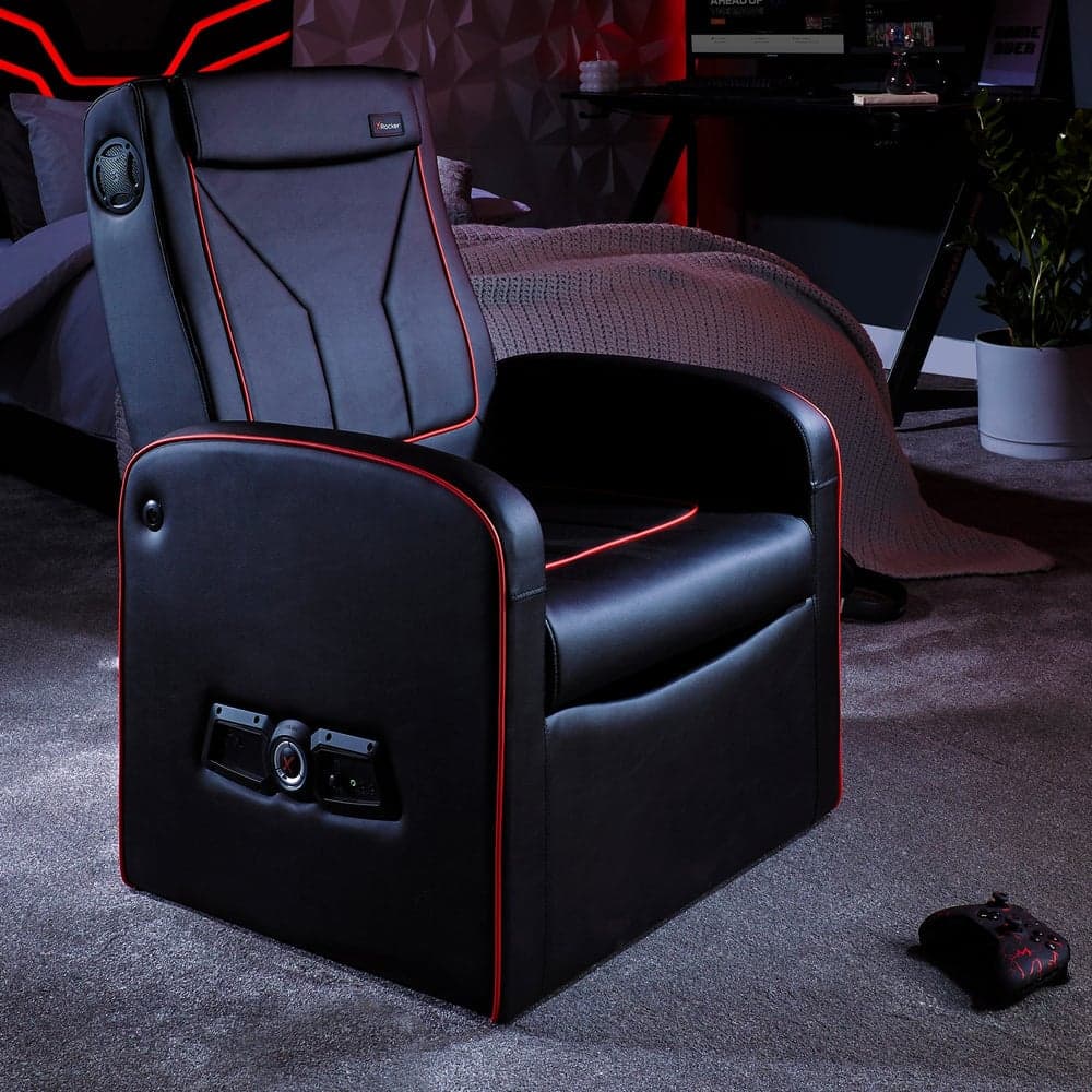 X-Rocker - Shift Luxe Junior 2.1 Ottoman Gaming Chair with Storage