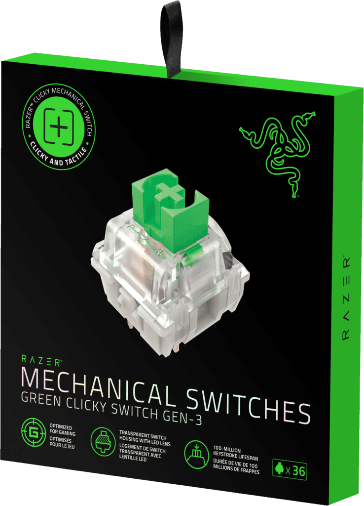 Razer - Mechanische Switches Pakket - Green Clicky