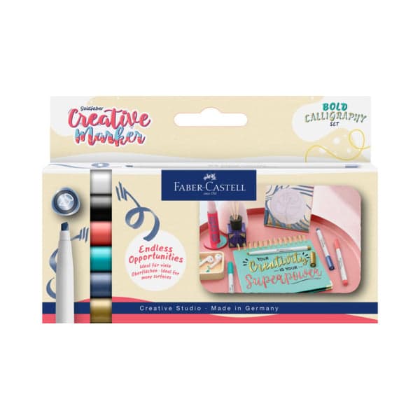 Faber-Castell - Creative Marker Gofa Calligraphy - Soft Lettering - 6 pcs (160906) - afbeelding 1