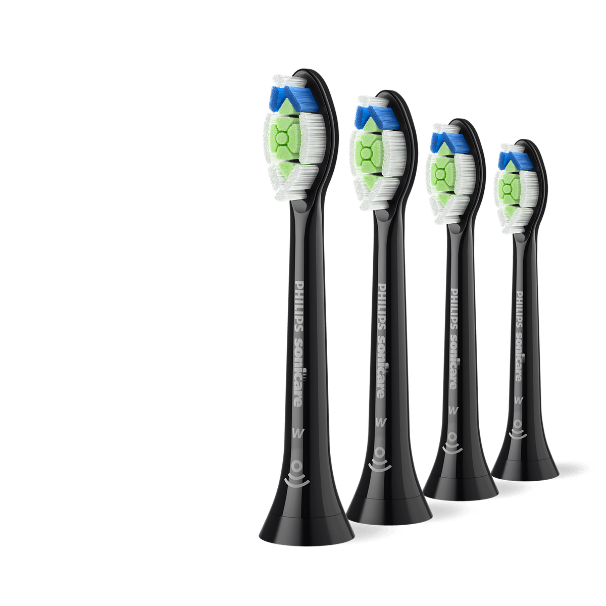 Philips - Sonicare Optimal White - Zwart - 4 stuks