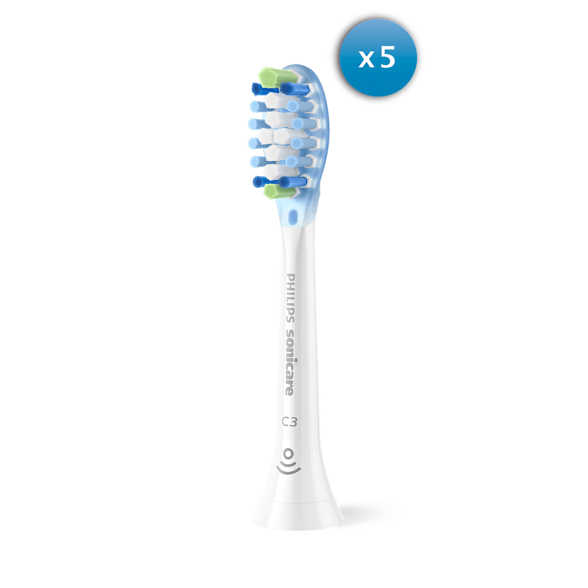 Philips - Sonicare Premium Plaque - Wit - 4+1 stuks - afbeelding 1