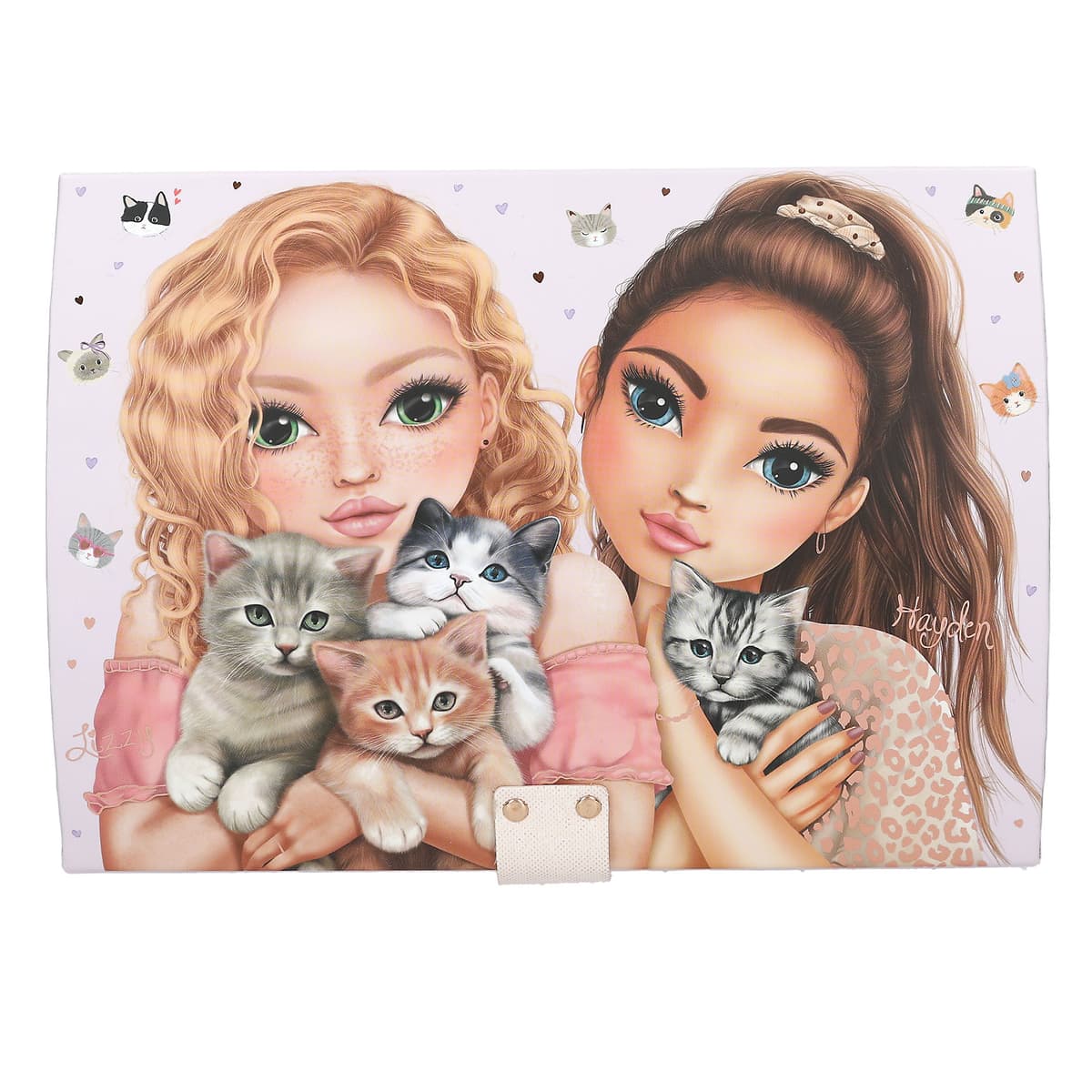Topmodel - TOPModel Big Jewellery Box With Code And Sound - CAT LOVE - Rose (413578) - afbeelding 1