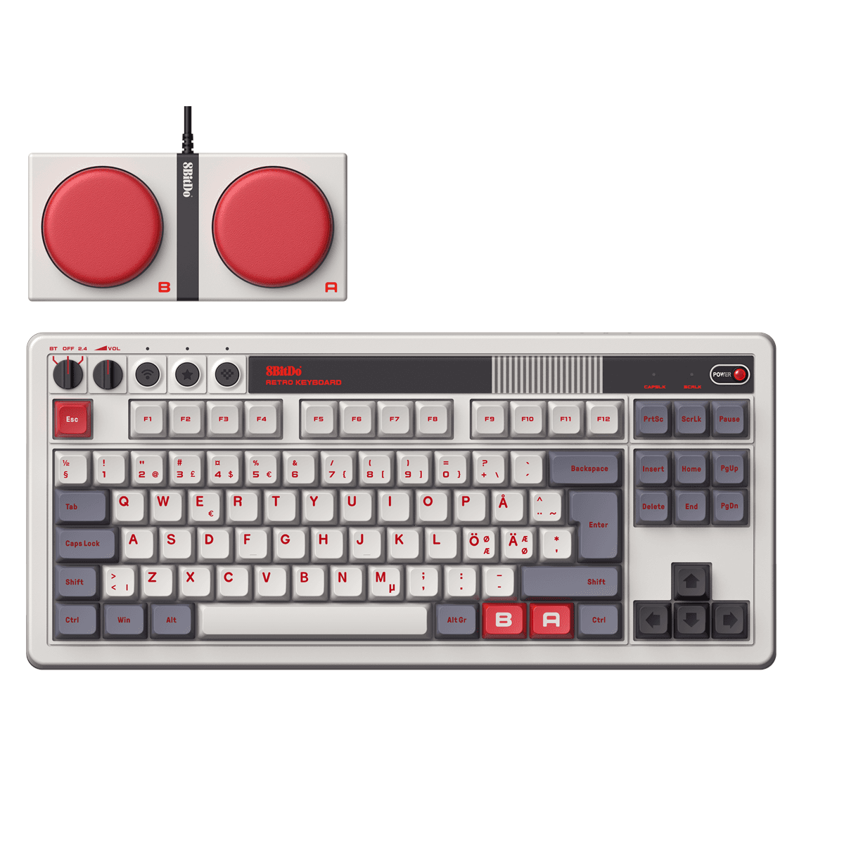 8BitDo - Retro 108 Mechanical Keyboard - N Edition (Nordic)