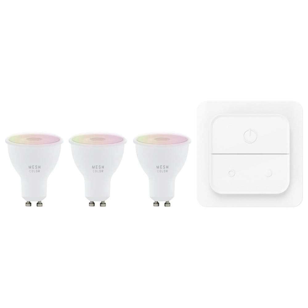 EGLO CONNECT-Z GU10 LED Lamp 3-Pack– RGB + Instelbaar Wit Licht, Zigbee, Matter&Thread Compatibel - afbeelding 1