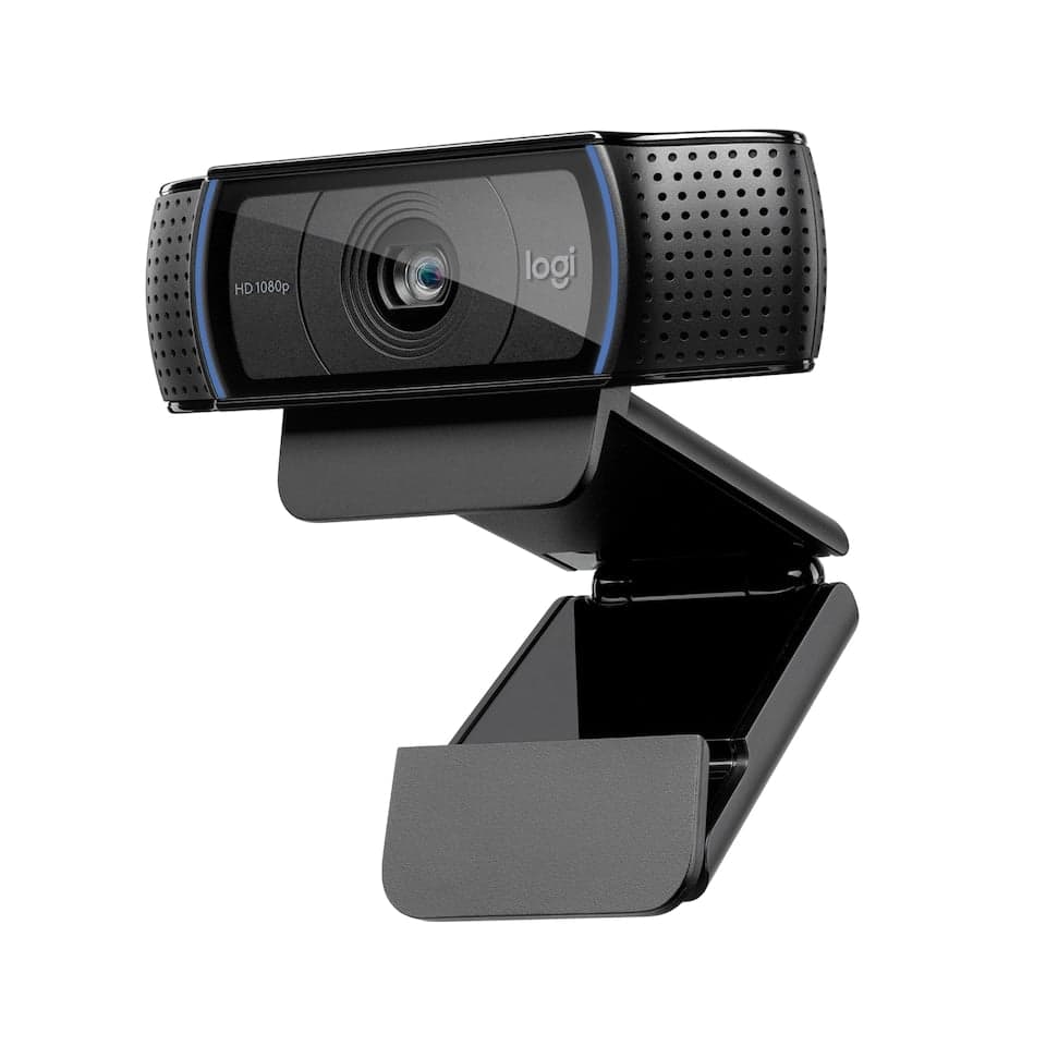 Logitech - C920 HD Pro Webcam USB - Zwart