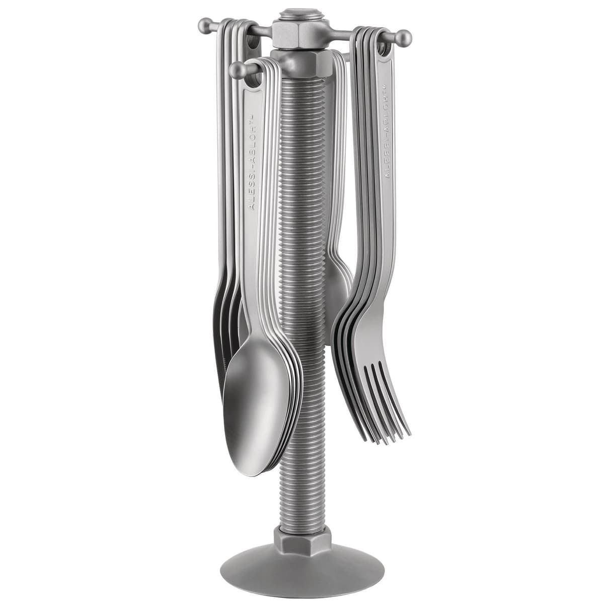 Alessi Conversational Objects By Virgil Abloh Bestek Met Houder - afbeelding 1