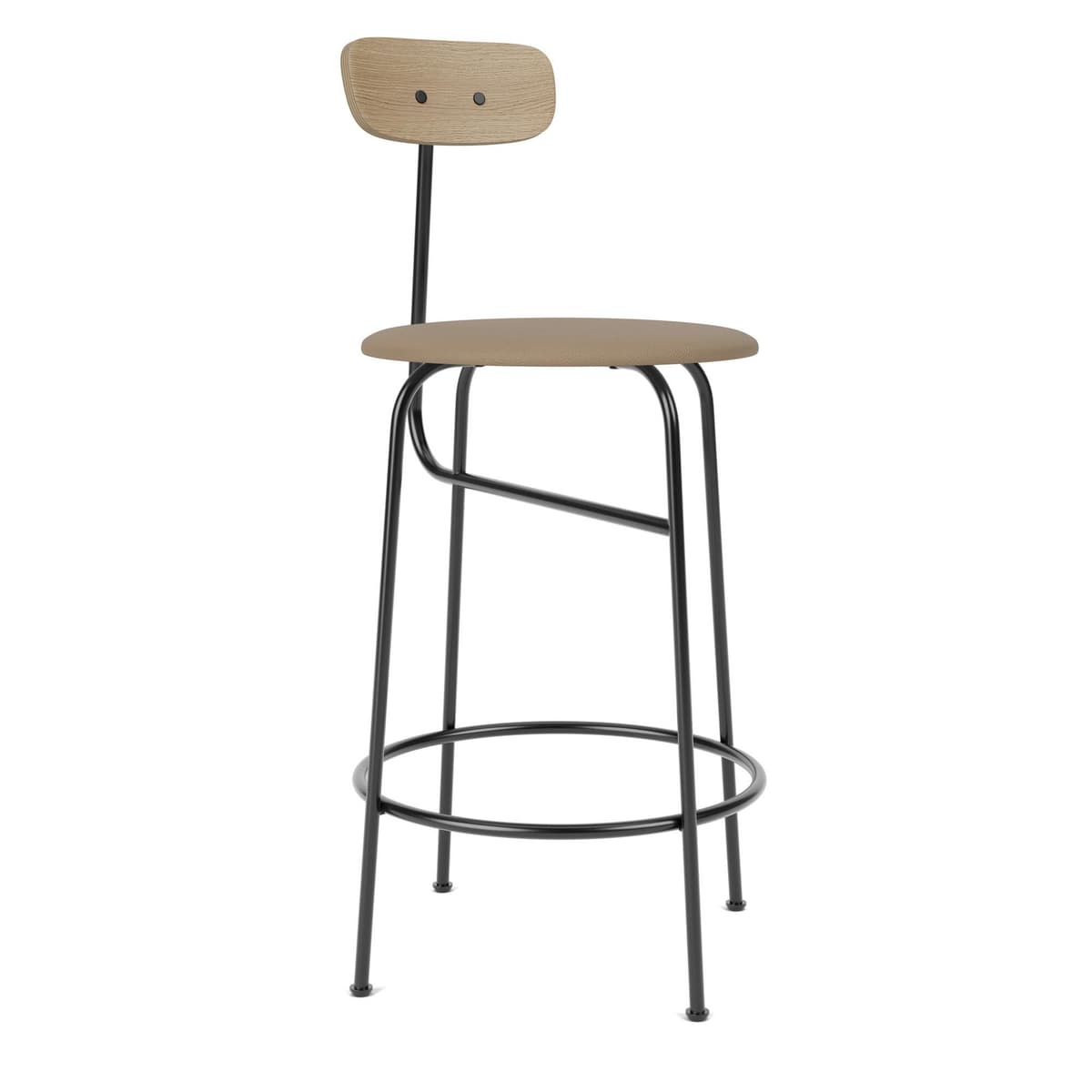 Audo Copenhagen Afteroom Counter Barkruk H92 Zitting Siërra 1611 Naturel Eik - afbeelding 1