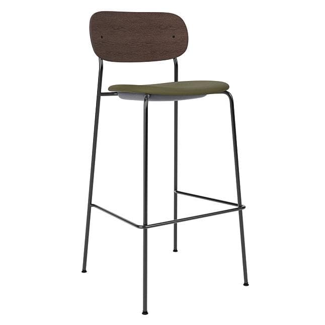 Audo Copenhagen Co Bar Barkruk H105 Zitting Siërra 0441 Donker Eiken - afbeelding 1