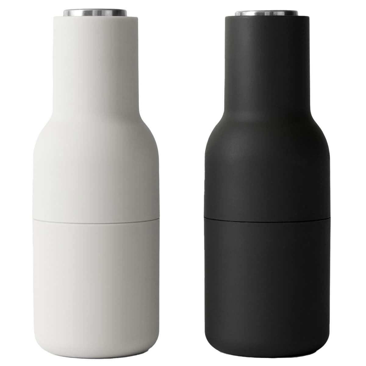 Audo Copenhagen Bottle Grinder Peper- En Zoutmolen Ash/Carbon Staal