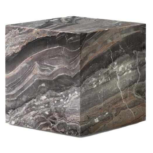 Audo Copenhagen Plinth Cubic Bijzettafel 40x40 Grey Galaxy - afbeelding 1