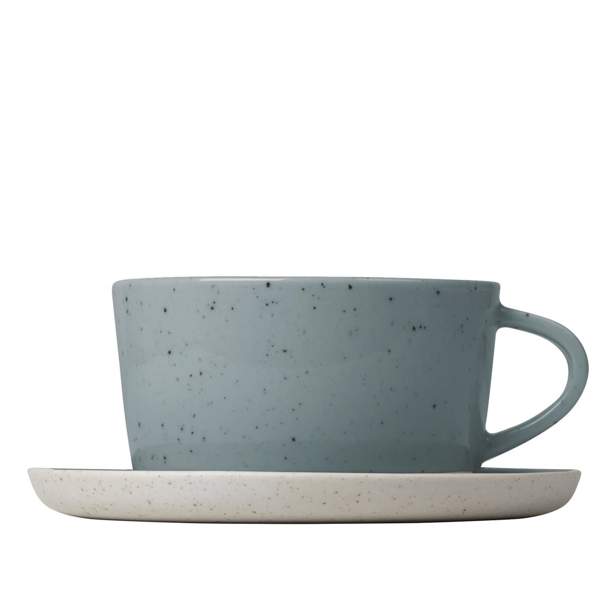 Blomus Sablo Koffie Kop En Schotel Set Van 2 Stone