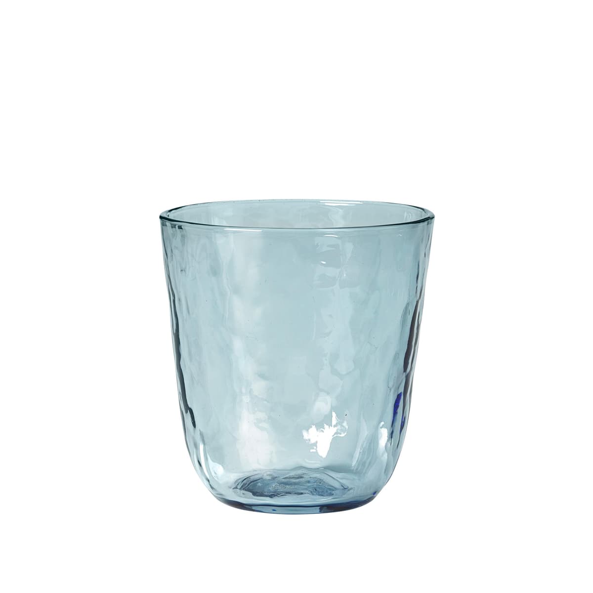 Broste Copenhagen Hammered Glazen 33cl Blauw