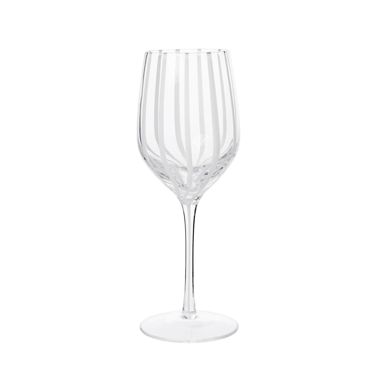 Broste Copenhagen Stripe Witte Wijnglazen