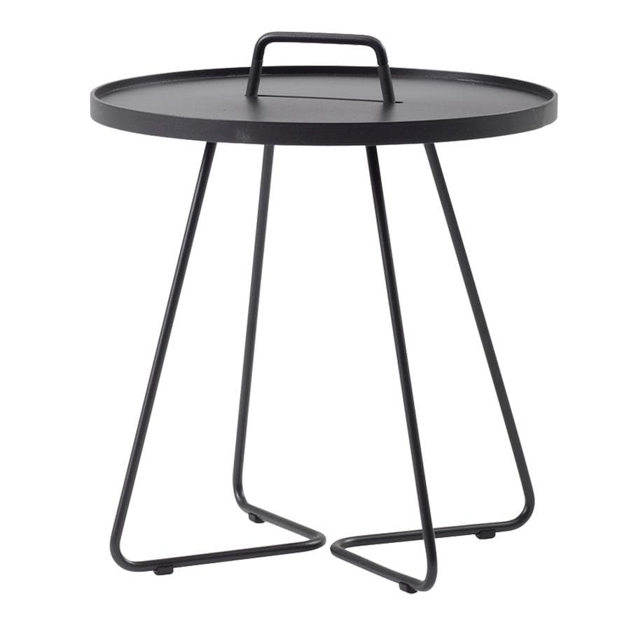 Cane-Line On-the-move Bijzettafel SØ44 Zwart