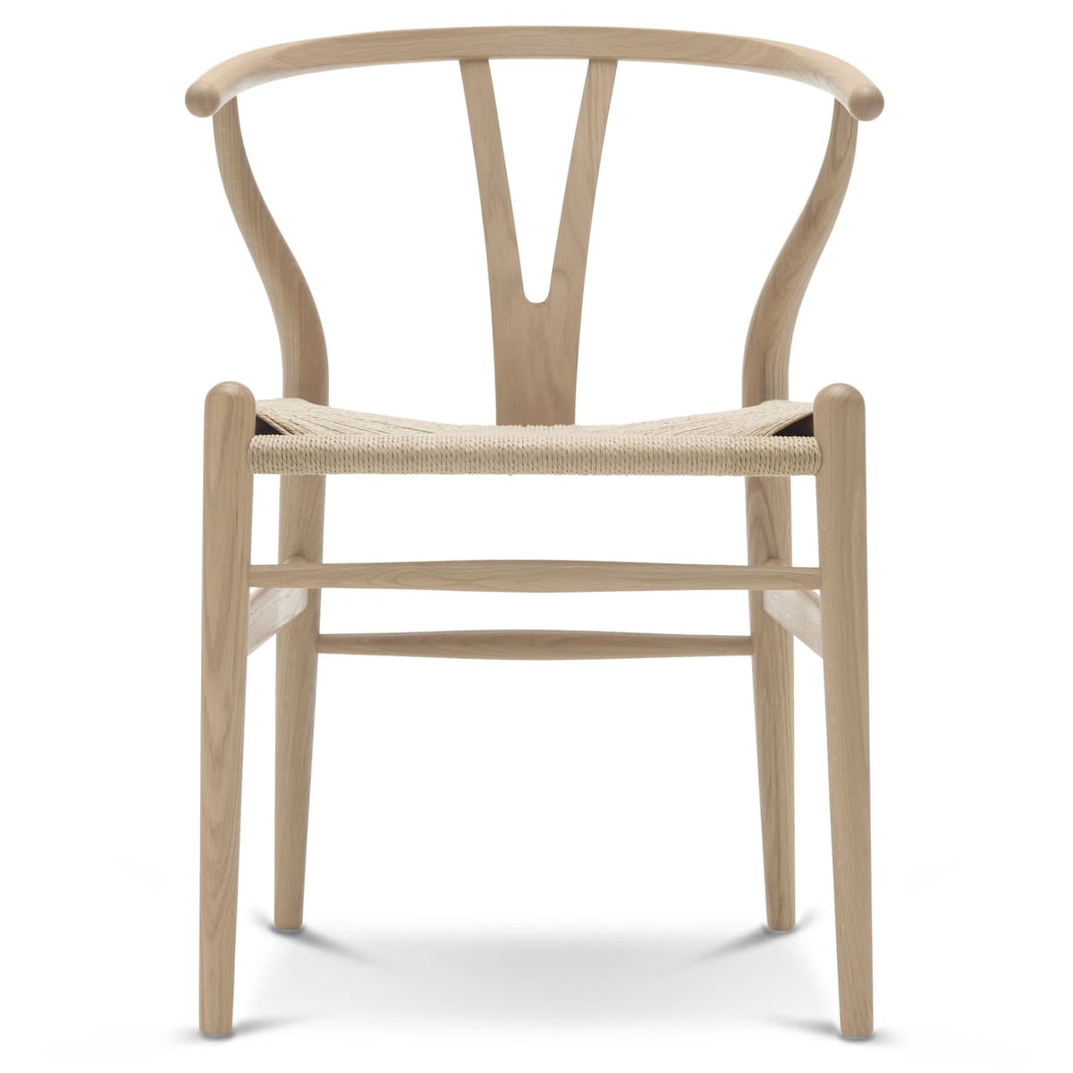 Carl Hansen&Son CH24 Wishbone Stoel Classic Natural Wit Geolied Eiken - afbeelding 1