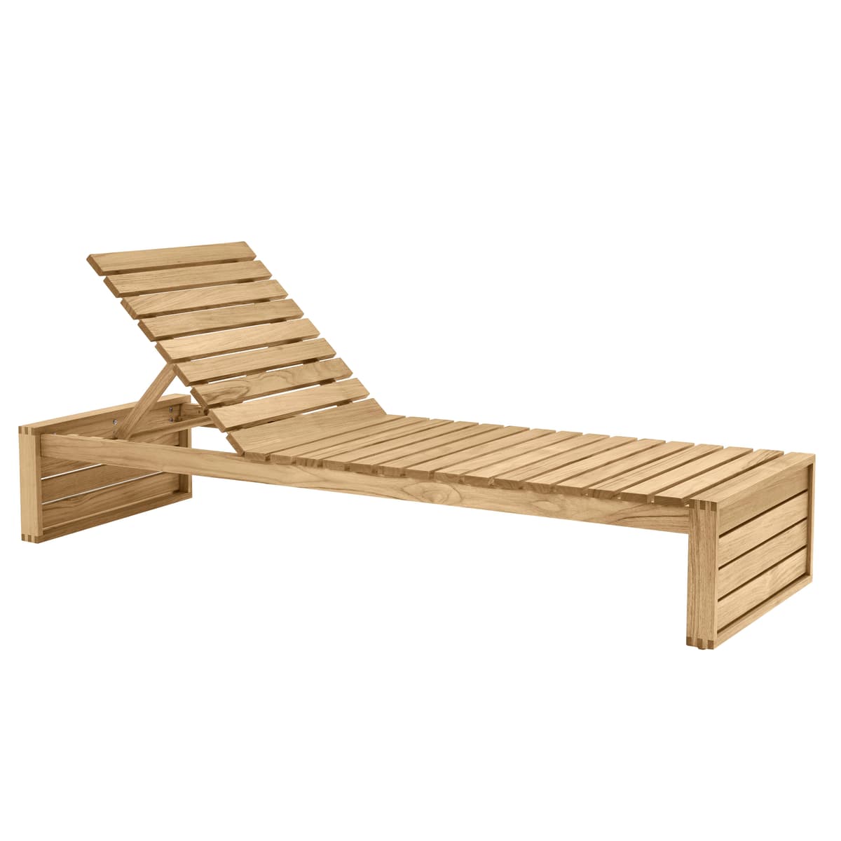 Carl Hansen&Son BK14 Indoor-outdoor Ligstoel Naturel