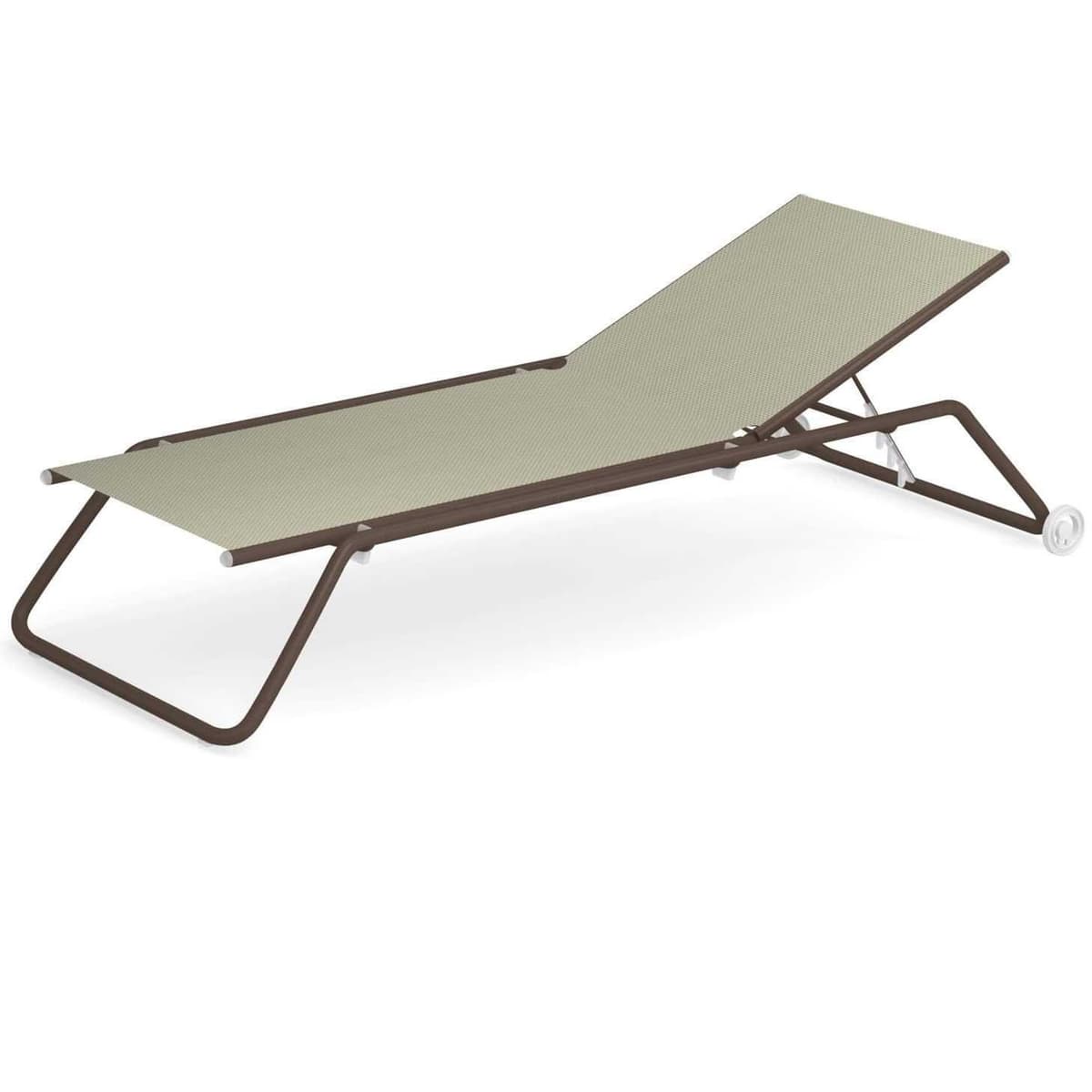 Emu Snooze Ligbed Beige Indian Brown Frame