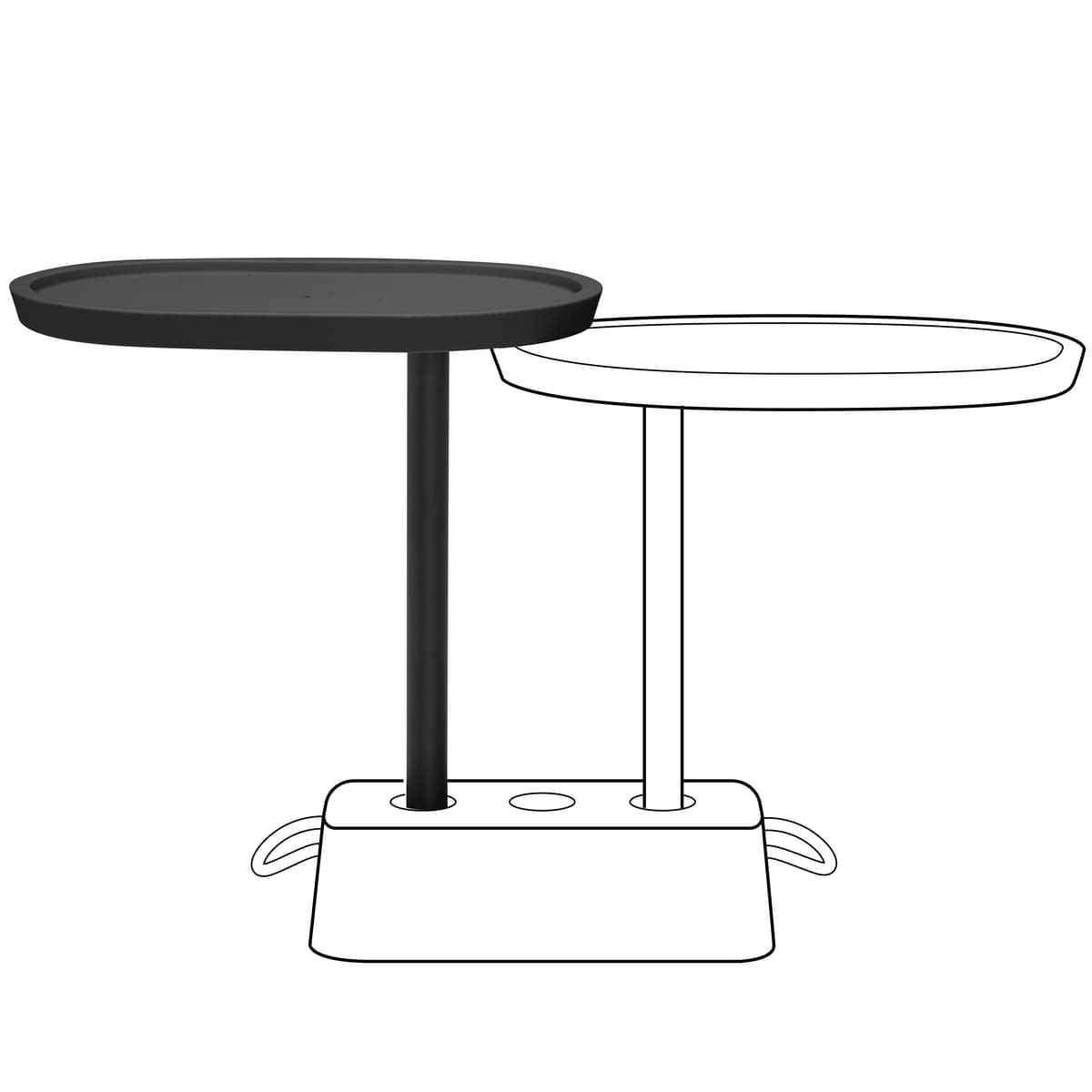 Fatboy Buddy Voor Brick Bijzettafel Anthracite