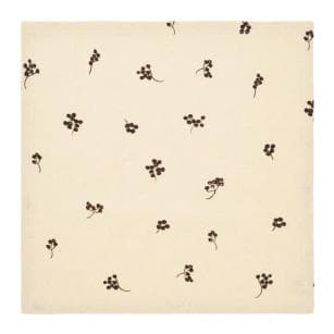 Ferm Living Baies Servet Set Van 4 Naturel/Dark Chocolate