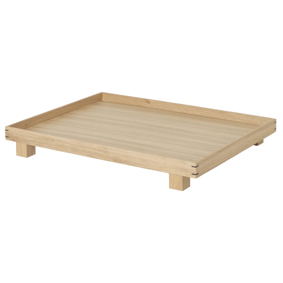 Ferm Living Bon Wooden Dienblad Large Gerookt Eiken