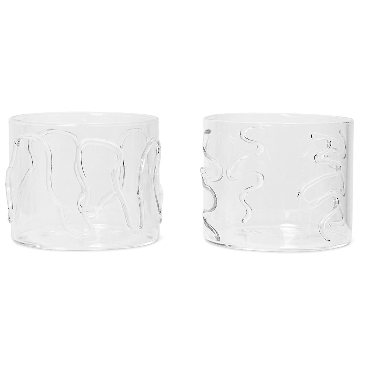 Ferm Living Doodle Glas Low Set Van 2