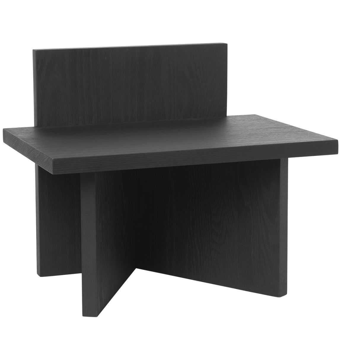 Ferm Living Oblique Kruk Zwart Gevlekt Essen