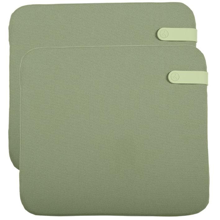 Fermob Color Mix Duo Zitkussen 41x45 Voor Fauteuils Eucalyptus Green - afbeelding 1