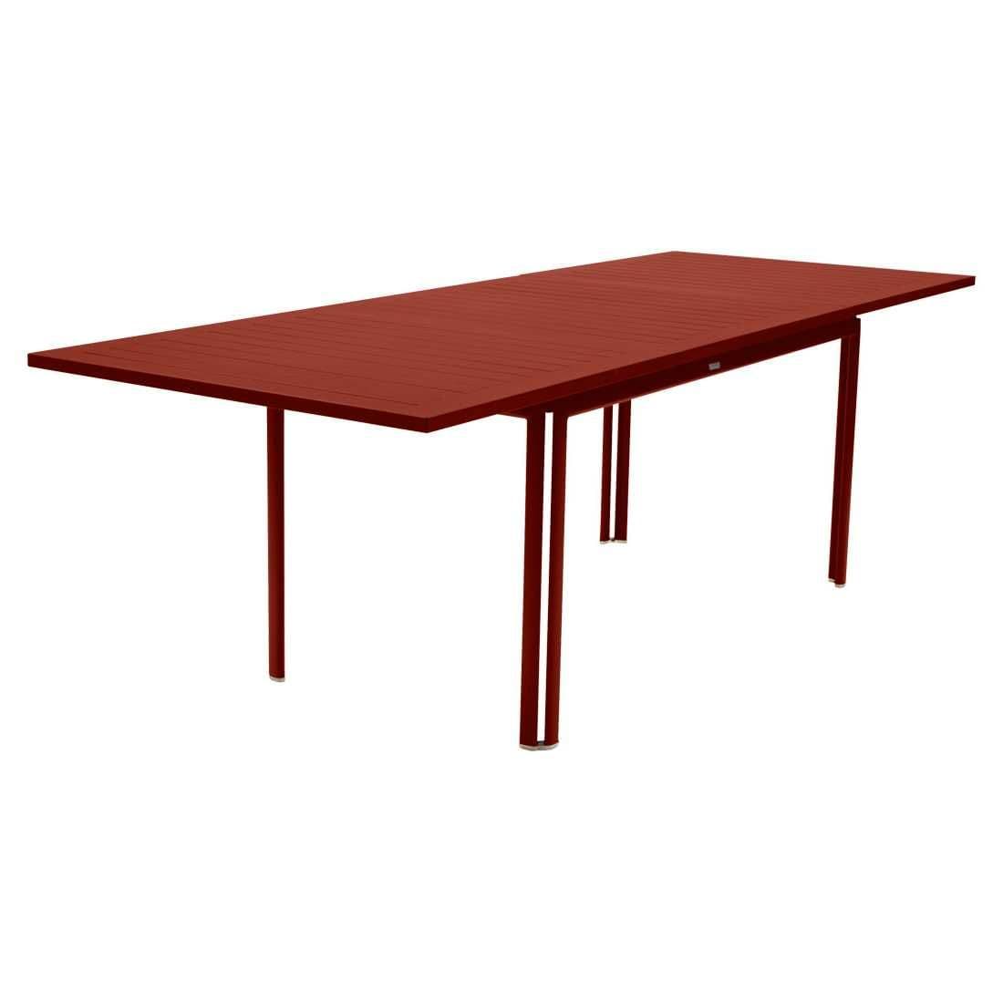 Fermob Costa Uitschuifbare Tuintafel 160/240x90 Red Ochre