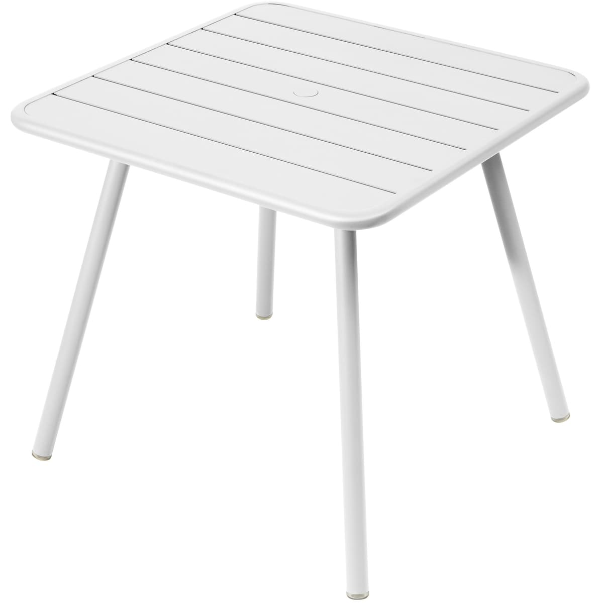 Fermob Luxembourg Tuintafel Vierpoot 80x80 Cotton White