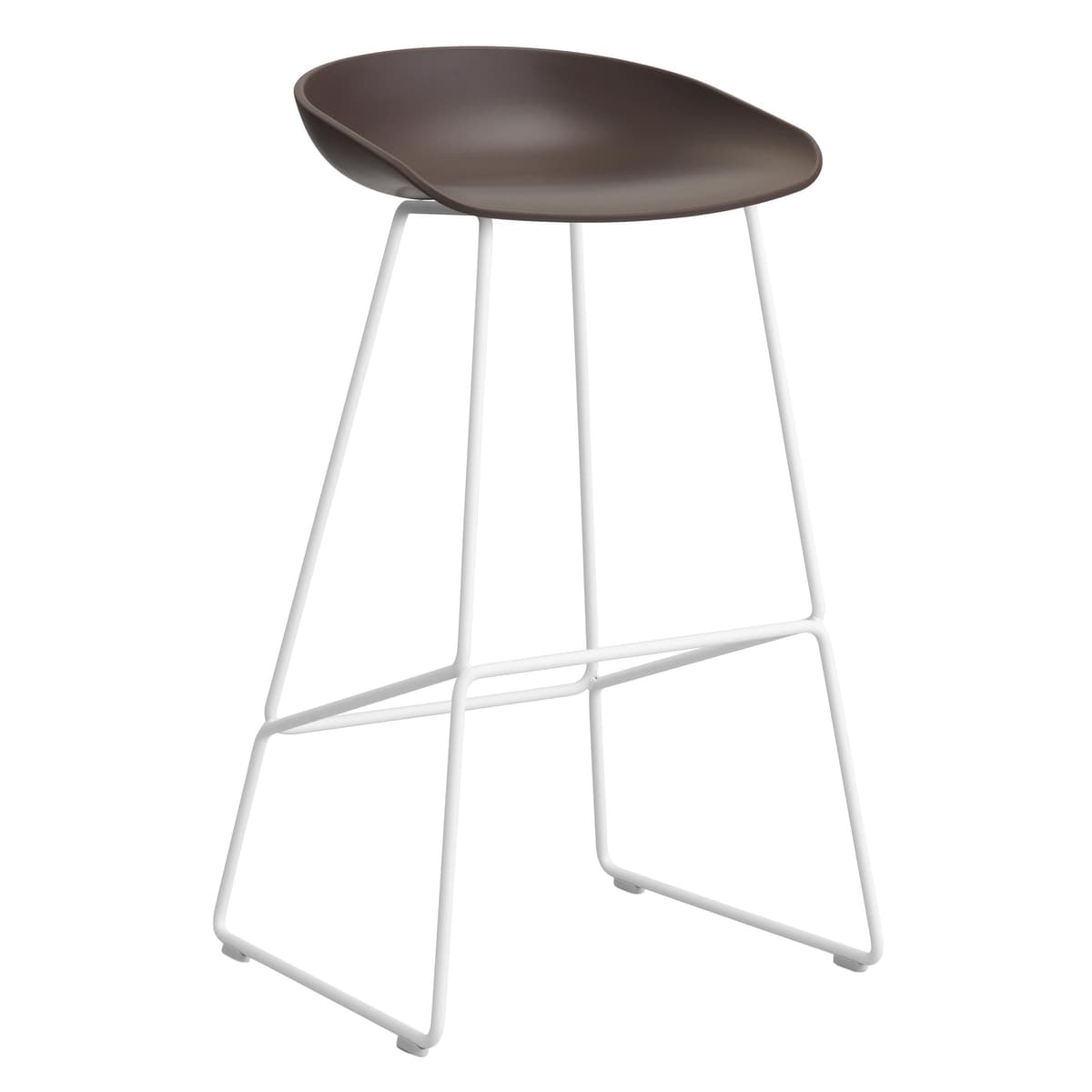 Hay AAS38 Barkruk 75cm Wit Onderstel Raisin