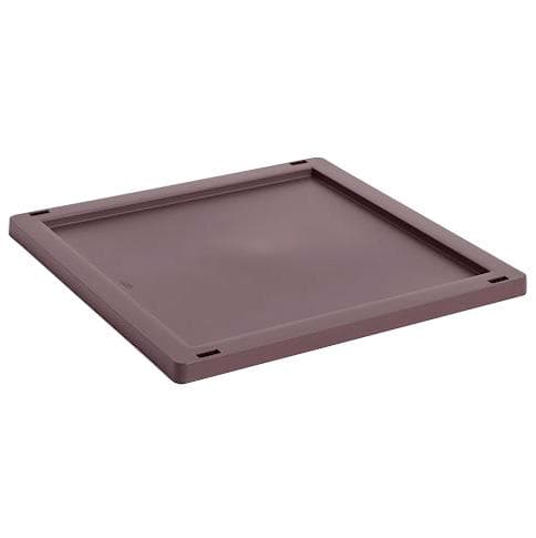 Hay Deksel Voor Colour Crate Cube/Square M Plastic Bordeaux