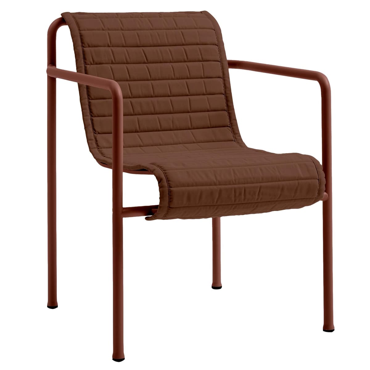 Hay Quilted Zitkussen Iron Red Voor Palissade Dining Tuinstoel - afbeelding 1