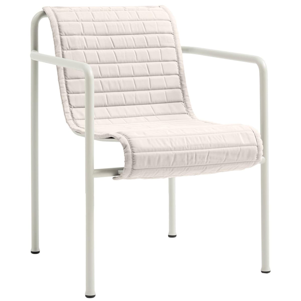 Hay Quilted Zitkussen Cream White Voor Palissade Dining Tuinstoel - afbeelding 1