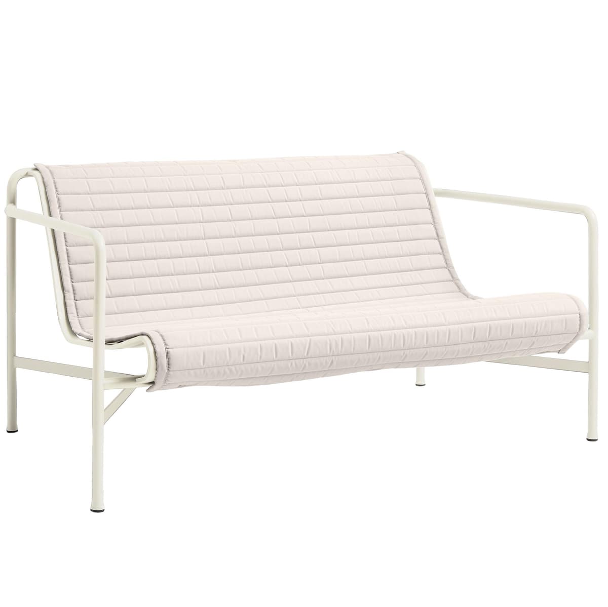 Hay Quilted Zitkussen Cream White Voor Palissade Lounge Bank - afbeelding 1