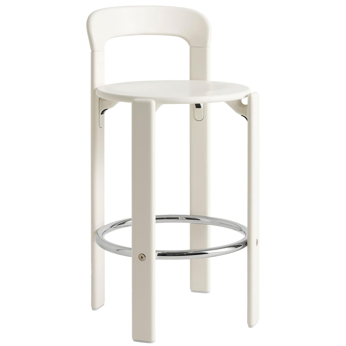 Hay Rey Barkruk 65 Cream White Gelakt Beuken