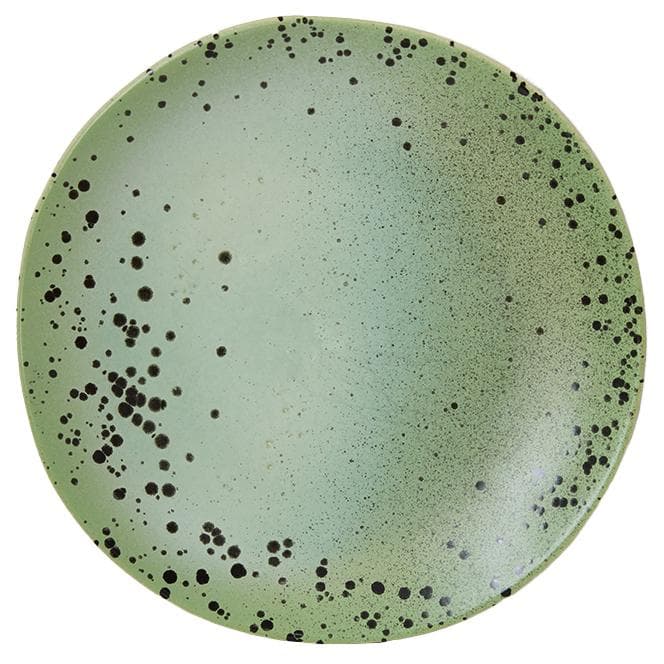 HKliving 70's Ceramic OntbijtbordØ22 Set Van 2 Fleck