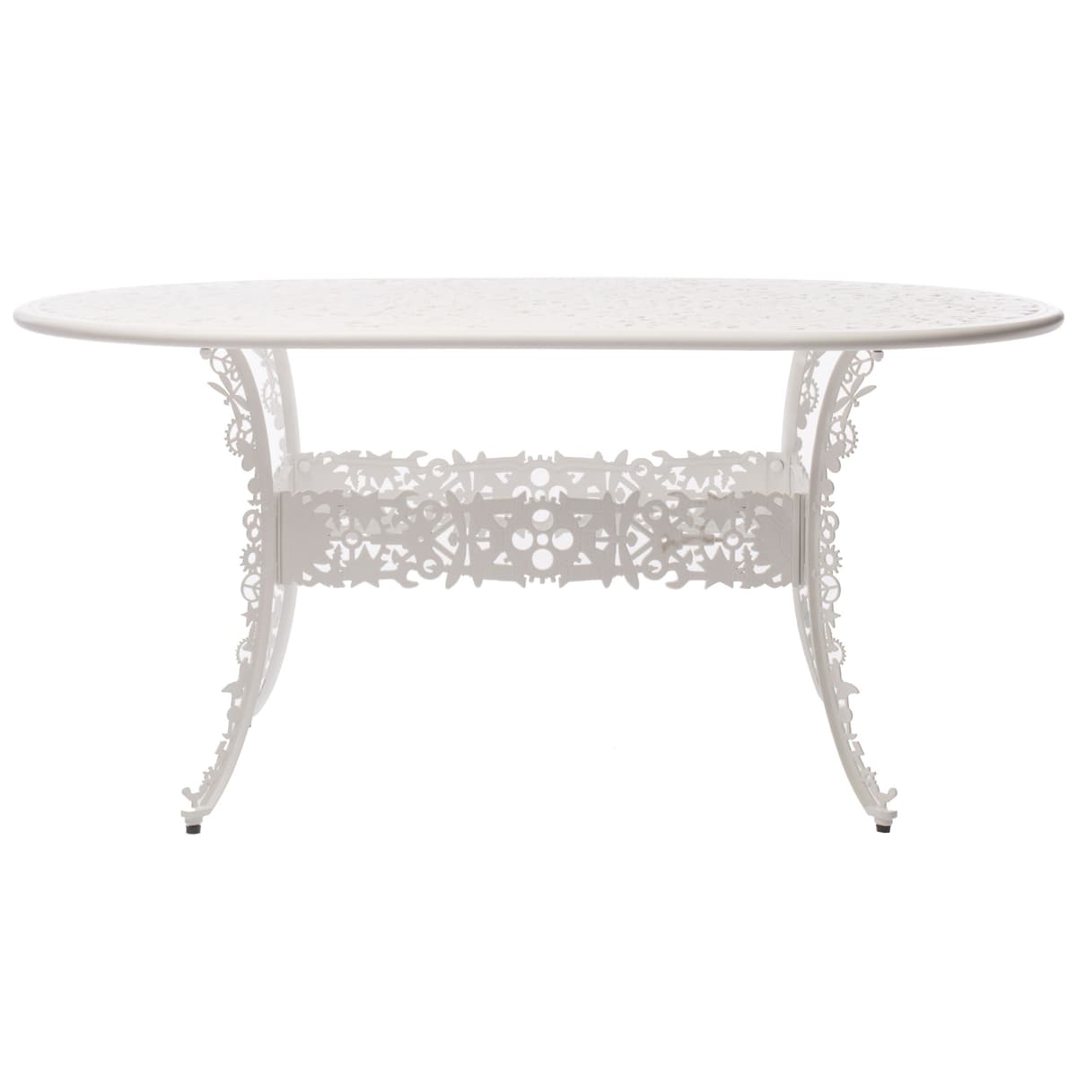 Seletti Industry Garden Tuintafel Ovaal 152x90 Wit