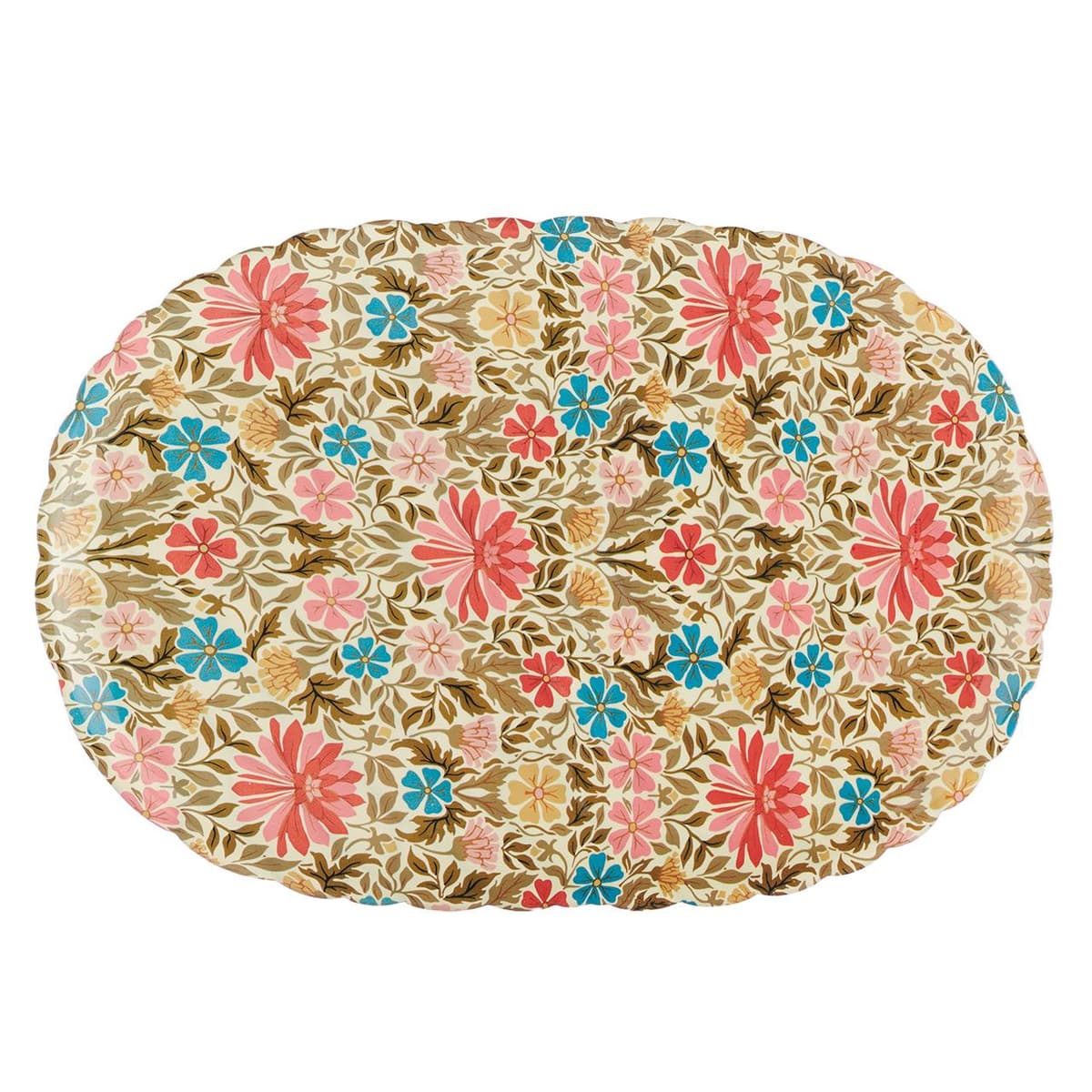 Kartell Jellies Family Tray Liberty Graphic Serveerschaal Bloemen Roze