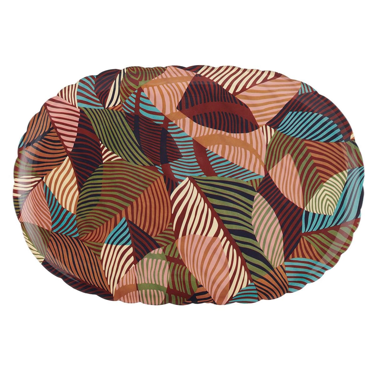 Kartell Jellies Family Tray Liberty Graphic Serveerschaal Lak Roze