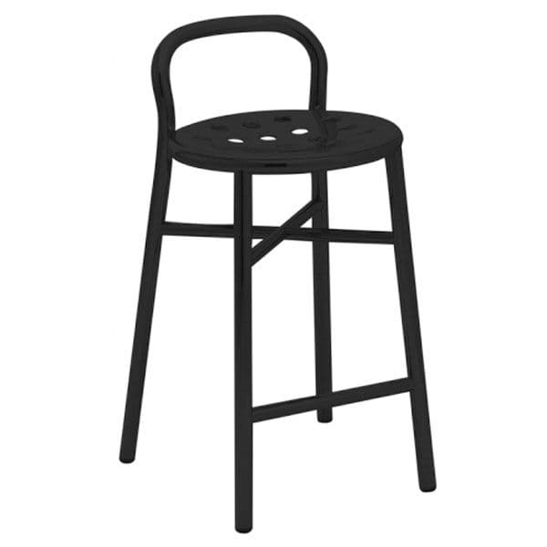 Magis Pipe Barkruk Zwart