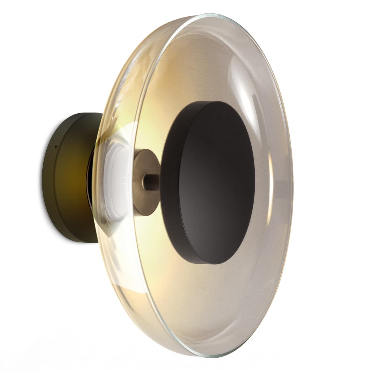 Marset Aura Plus Canopy Wandlamp LEDØ25 Transparant Smoked