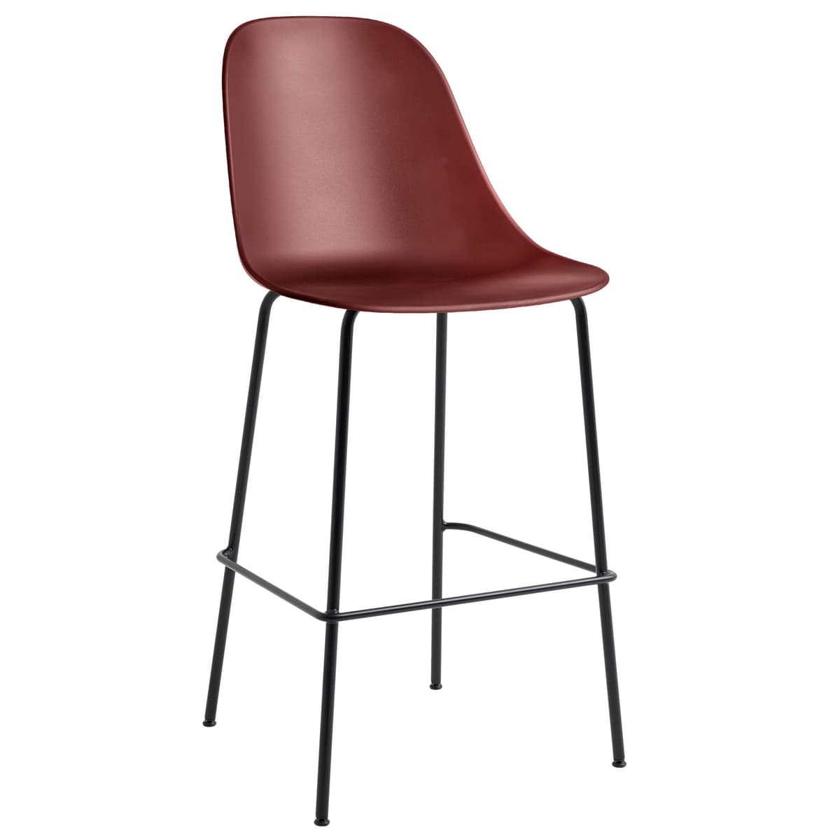 Audo Copenhagen Harbour Side Bar Barkruk Burned Red