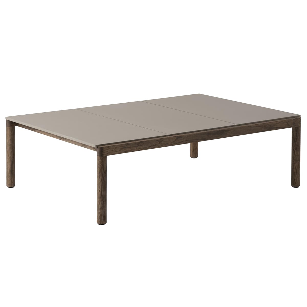 Muuto Couple Salontafel 120x84 Plain Donker Eiken Taupe